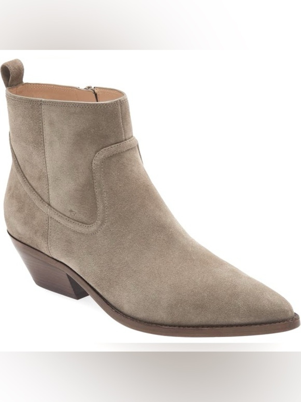 Veronica Beard Kingsley bootie - taupe suede